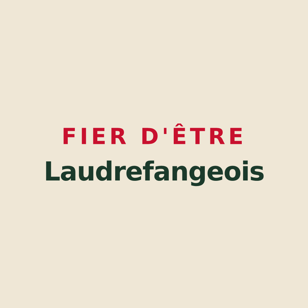 Tote bag « Fier d'être Laudrefangeois » — design pour Laudrefang