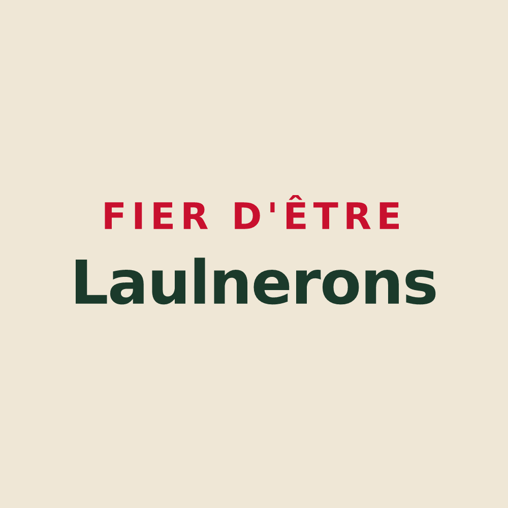Tote bag « Fier d'être Laulnerons » — design pour Laulne
