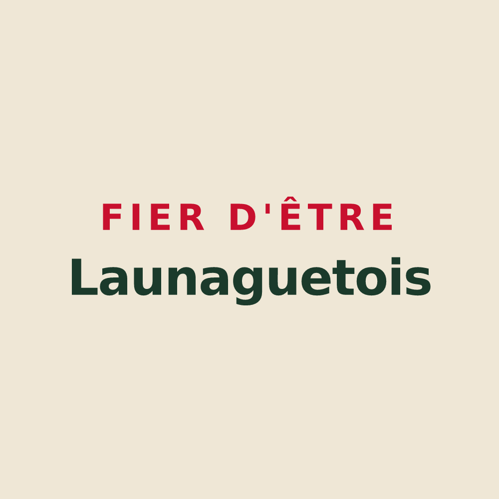 Tote bag « Fier d'être Launaguetois » — design pour Launaguet