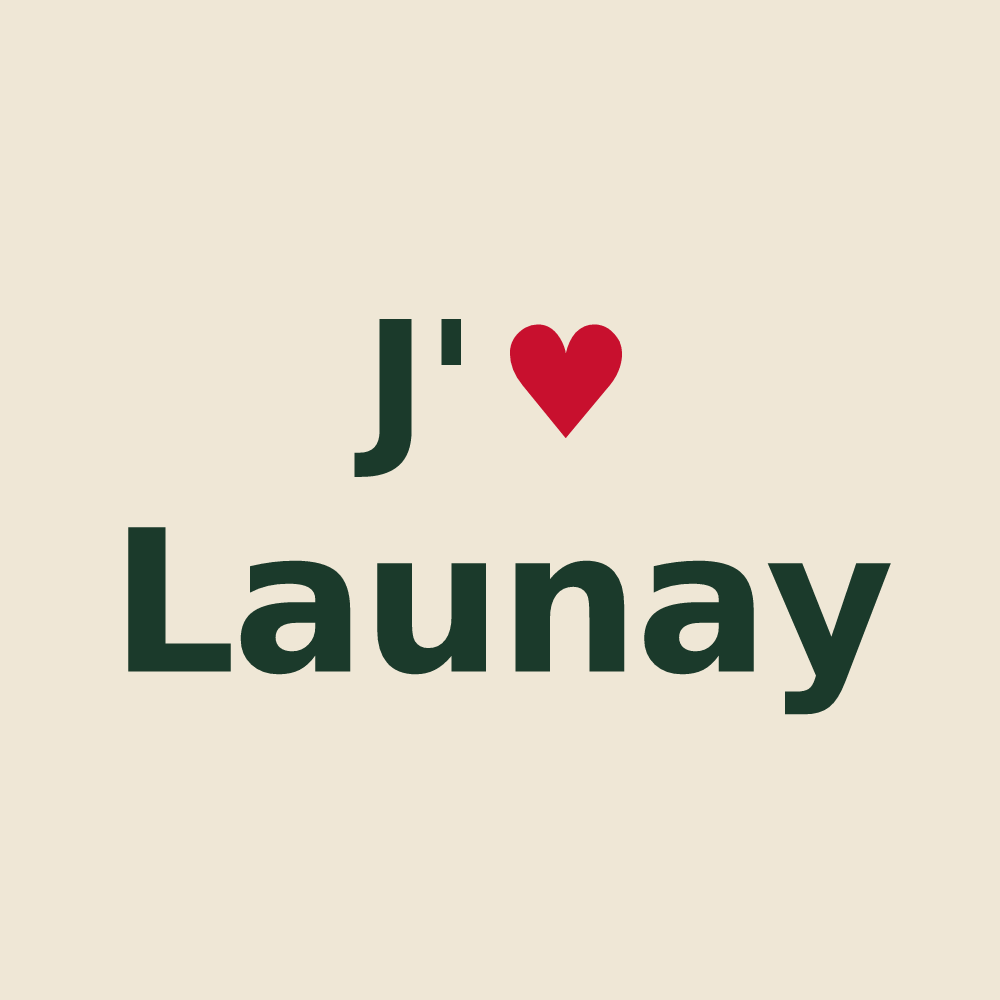 Tote bag personnalisé Launay — design J'aime Launay