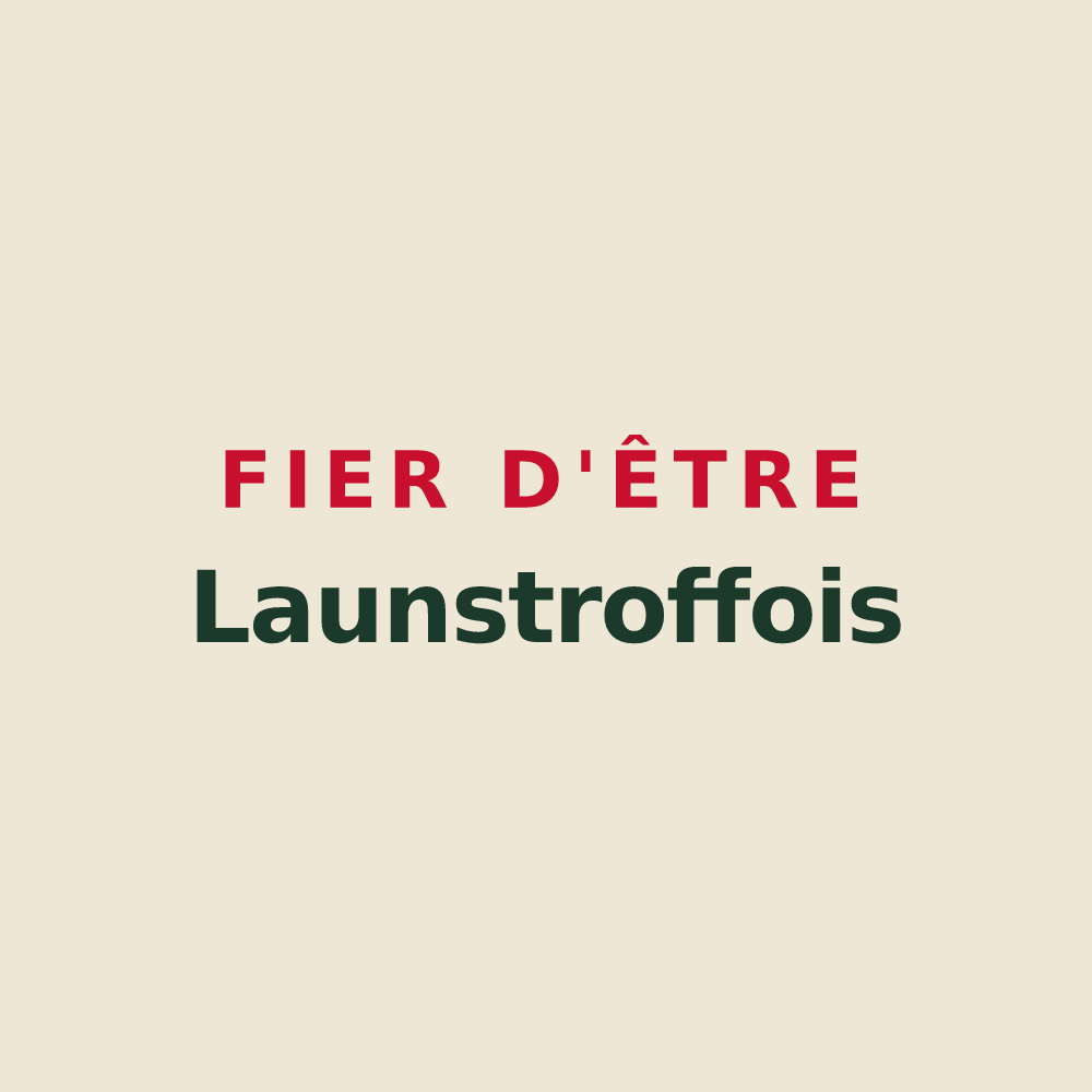 Tote bag « Fier d'être Launstroffois » — design pour Launstroff