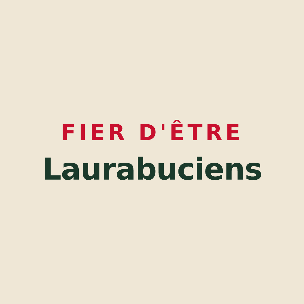 Tote bag « Fier d'être Laurabuciens » — design pour Laurabuc