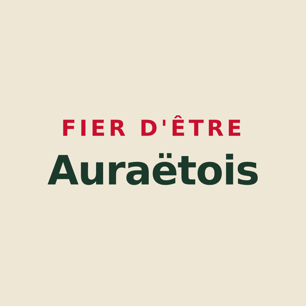 Tote bag « Fier d'être Auraëtois » — design pour Lauraët