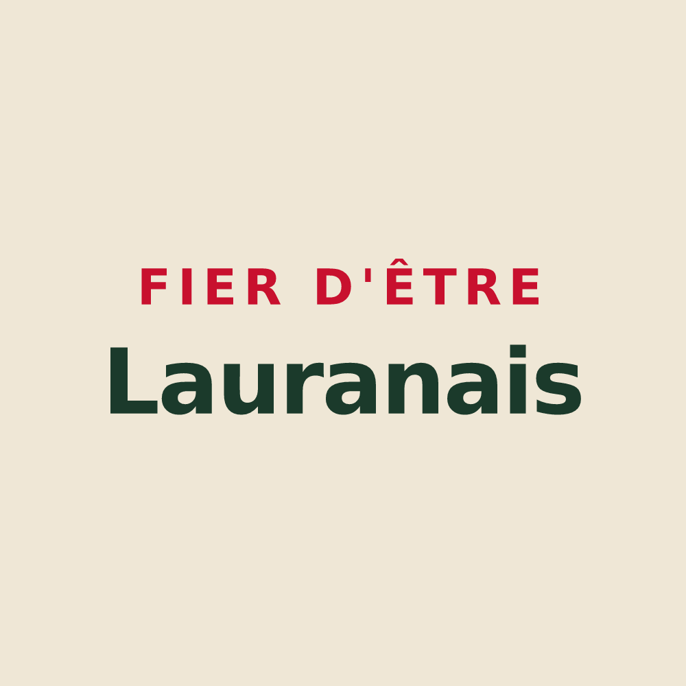 Tote bag « Fier d'être Lauranais » — design pour Laure-Minervois