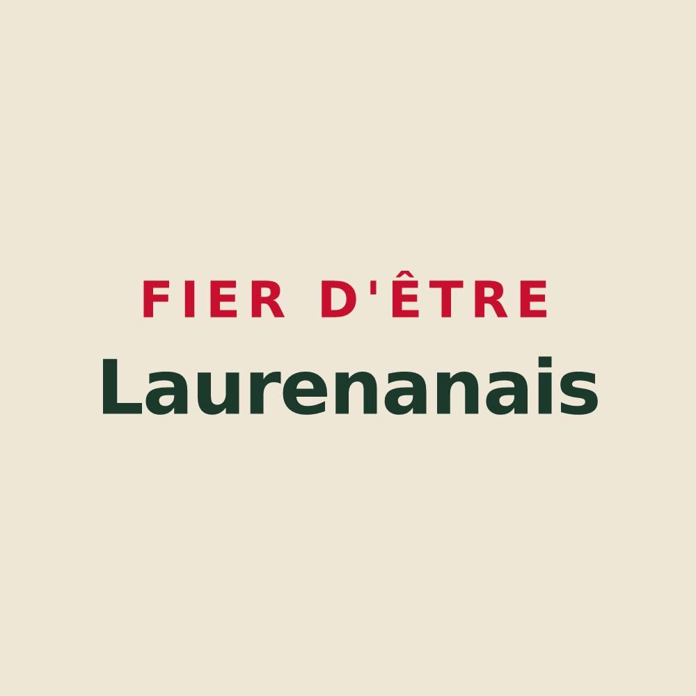 Tote bag « Fier d'être Laurenanais » — design pour Laurenan