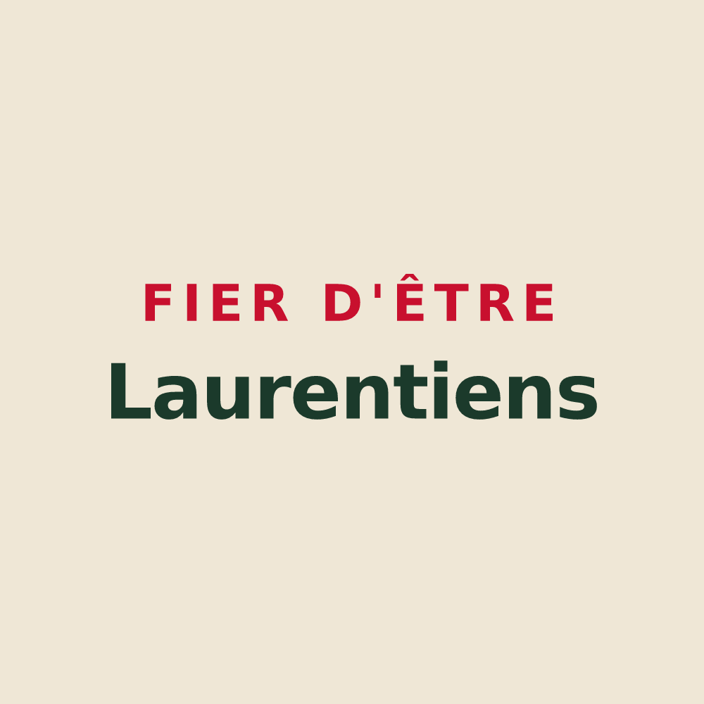 Tote bag « Fier d'être Laurentiens » — design pour Laurens