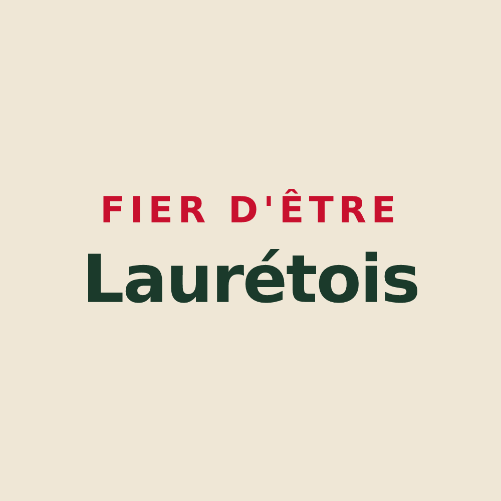 Tote bag « Fier d'être Laurétois » — design pour Lauret