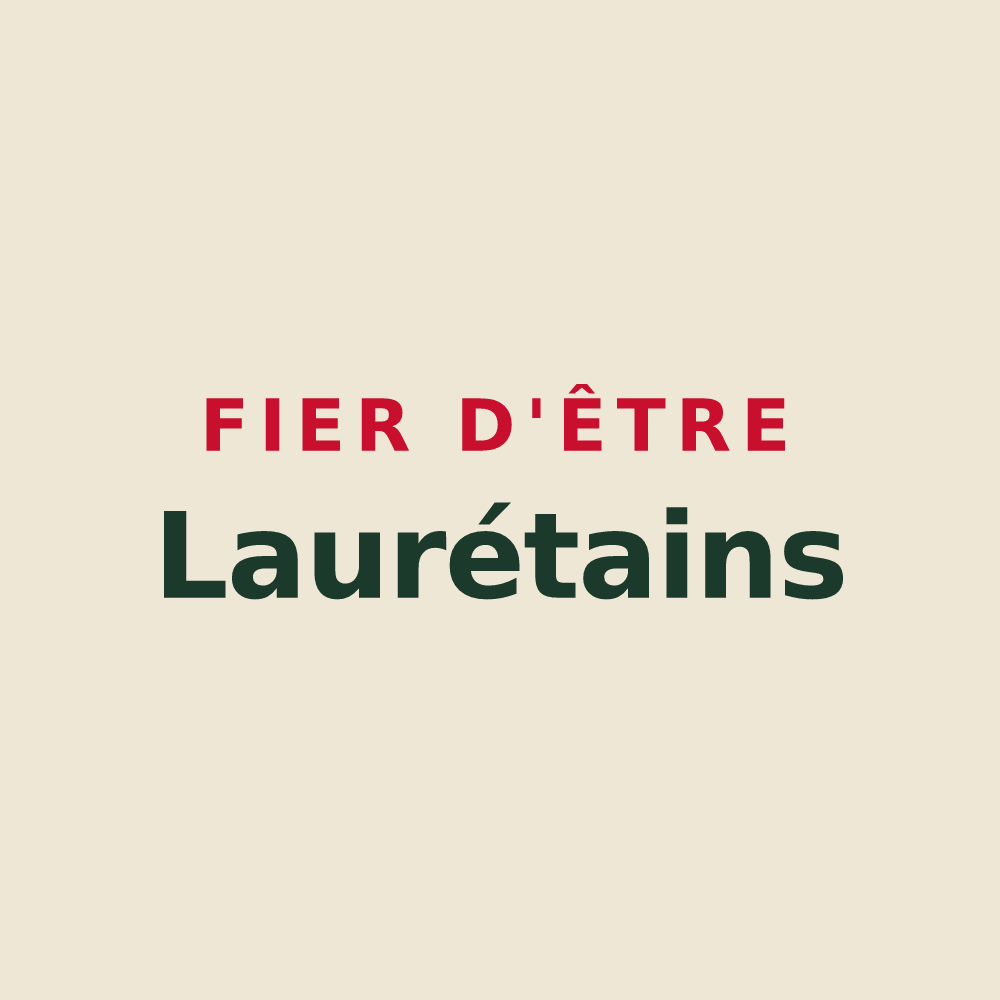 Tote bag « Fier d'être Laurétains » — design pour Lauret