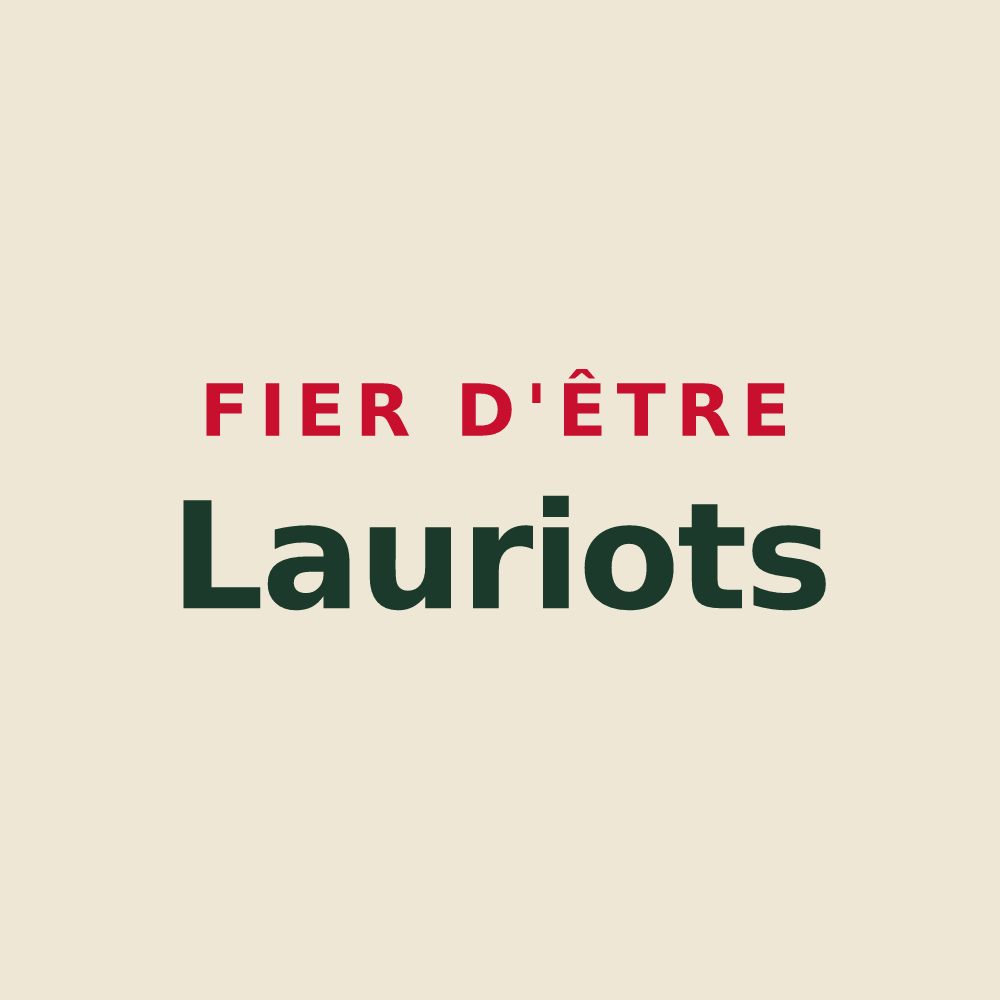 Tote bag « Fier d'être Lauriots » — design pour Laurie