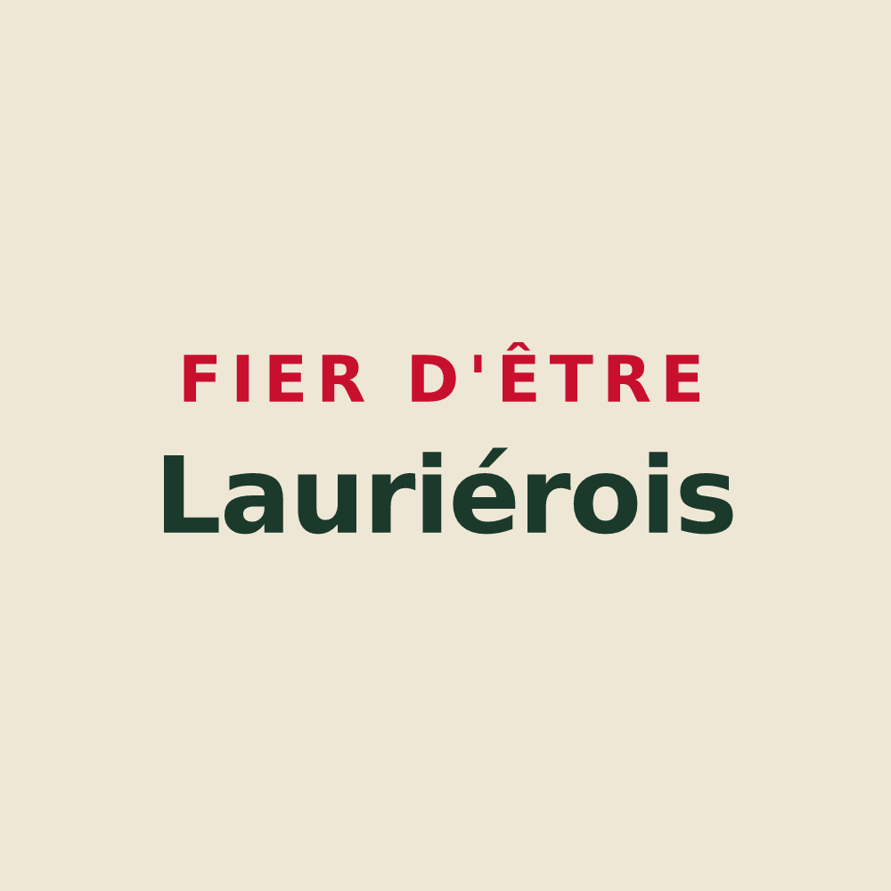 Tote bag « Fier d'être Lauriérois » — design pour Laurière
