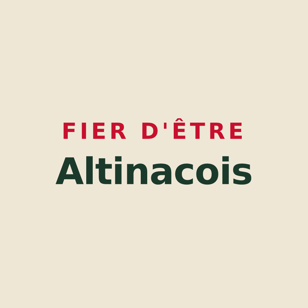Tote bag « Fier d'être Altinacois » — design pour Lautignac