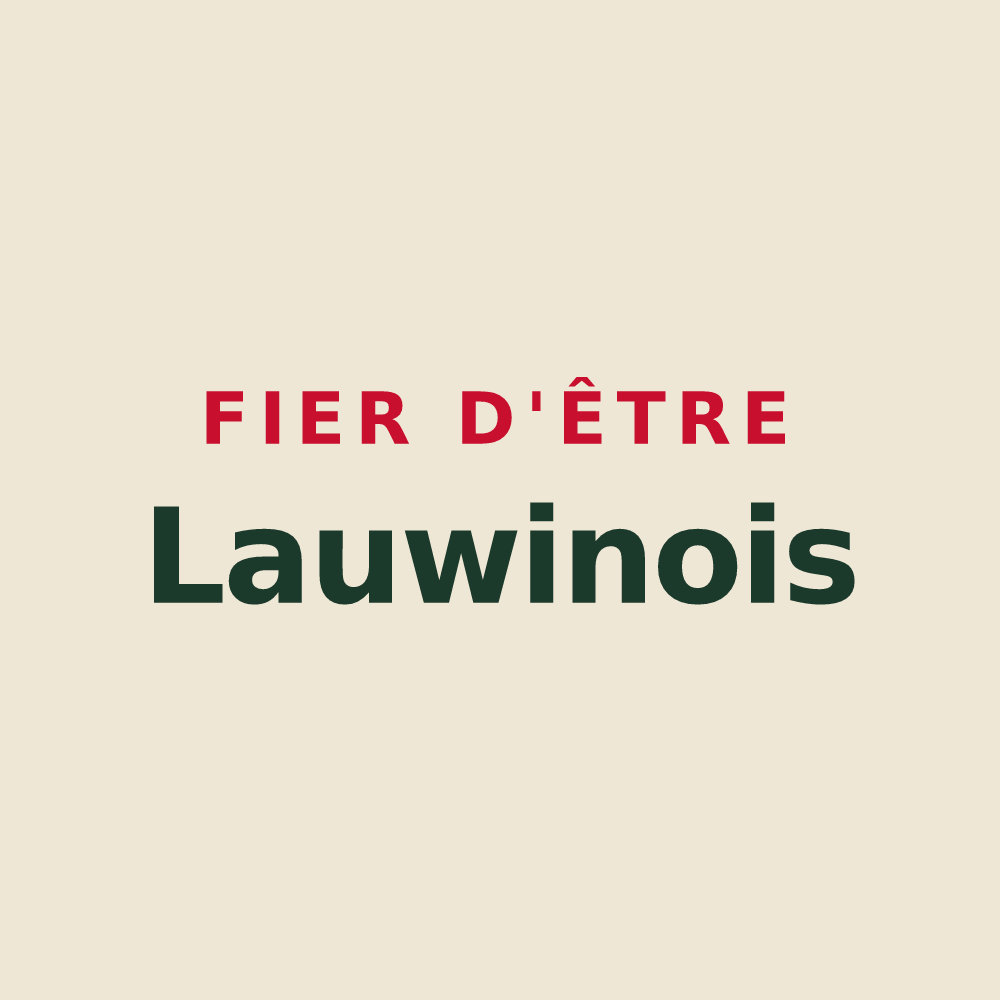 Tote bag « Fier d'être Lauwinois » — design pour Lauwin-Planque