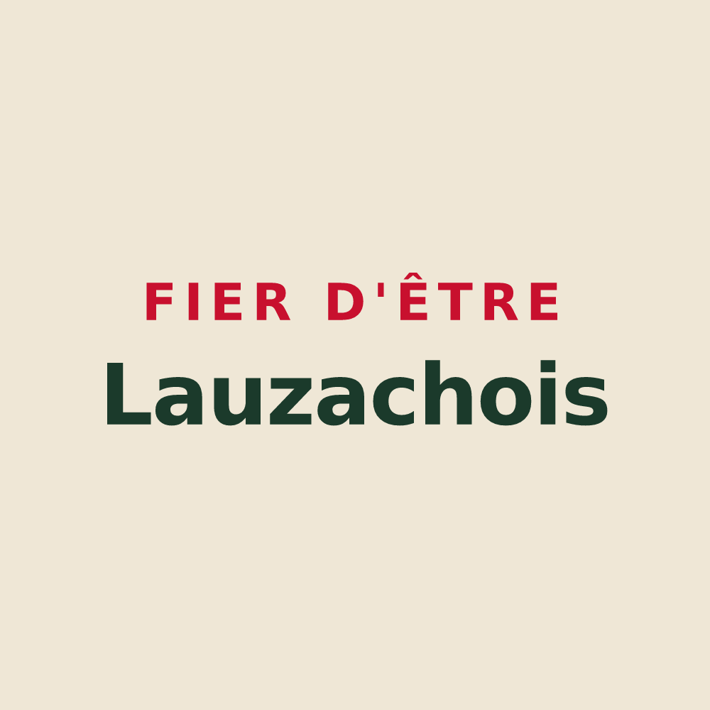 Tote bag « Fier d'être Lauzachois » — design pour Lauzach
