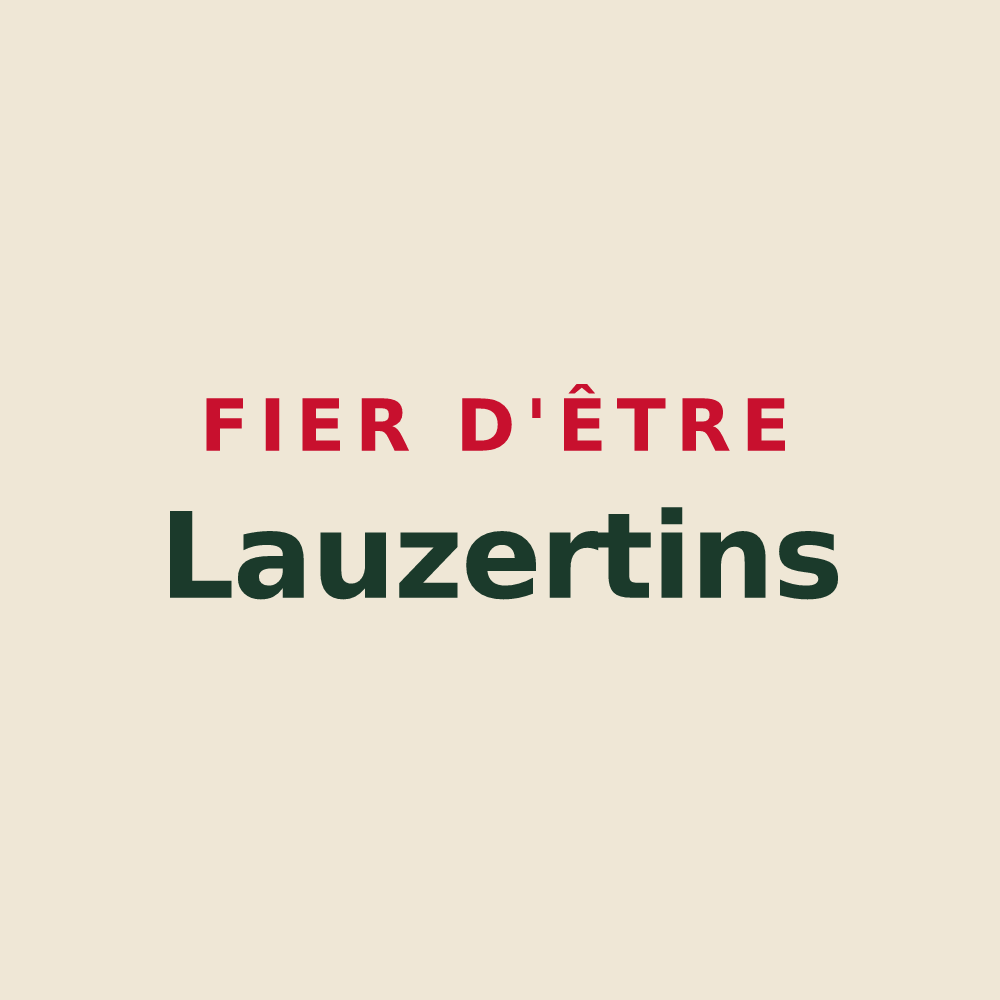 Tote bag « Fier d'être Lauzertins » — design pour Lauzerte