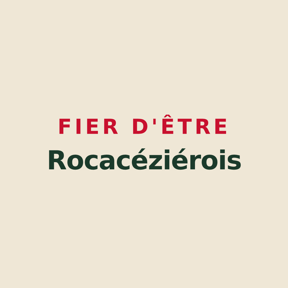 Tote bag « Fier d'être Rocacéziérois » — design pour Laval-Roquecezière