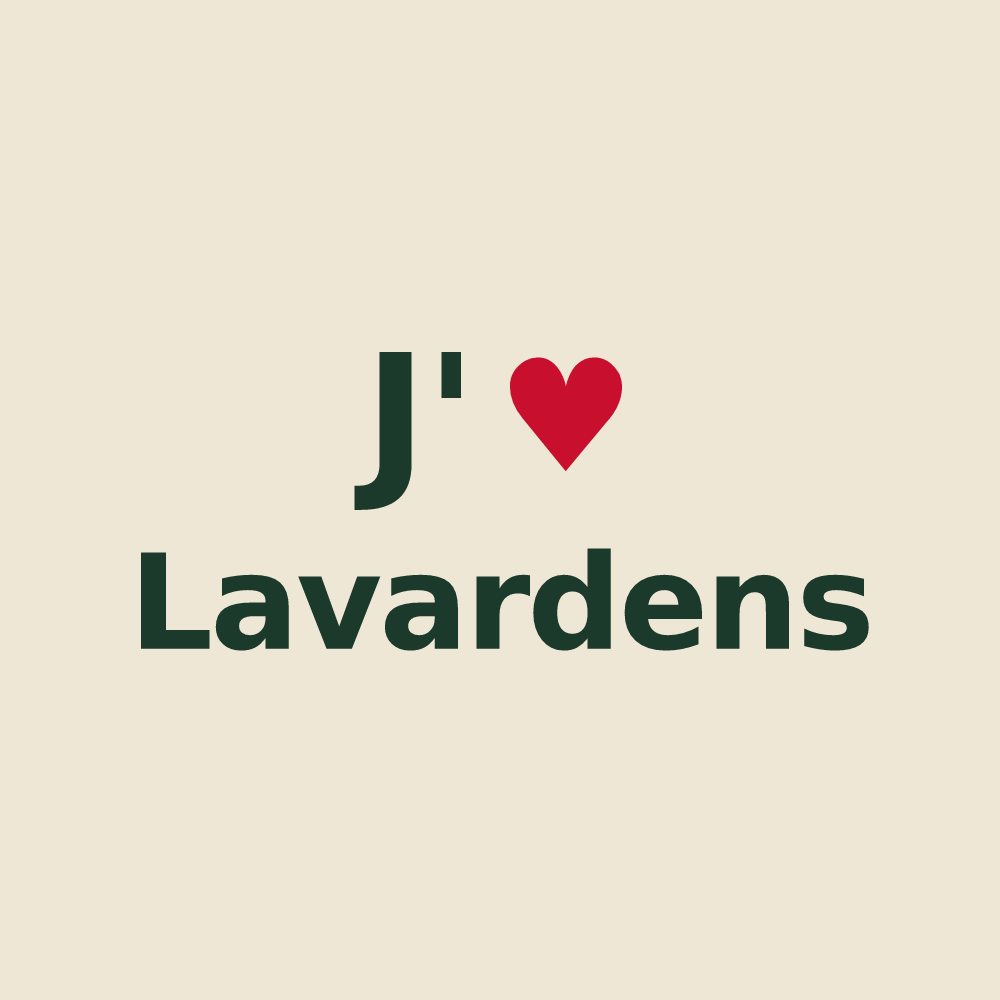 Tote bag personnalisé Lavardens — design J'aime Lavardens