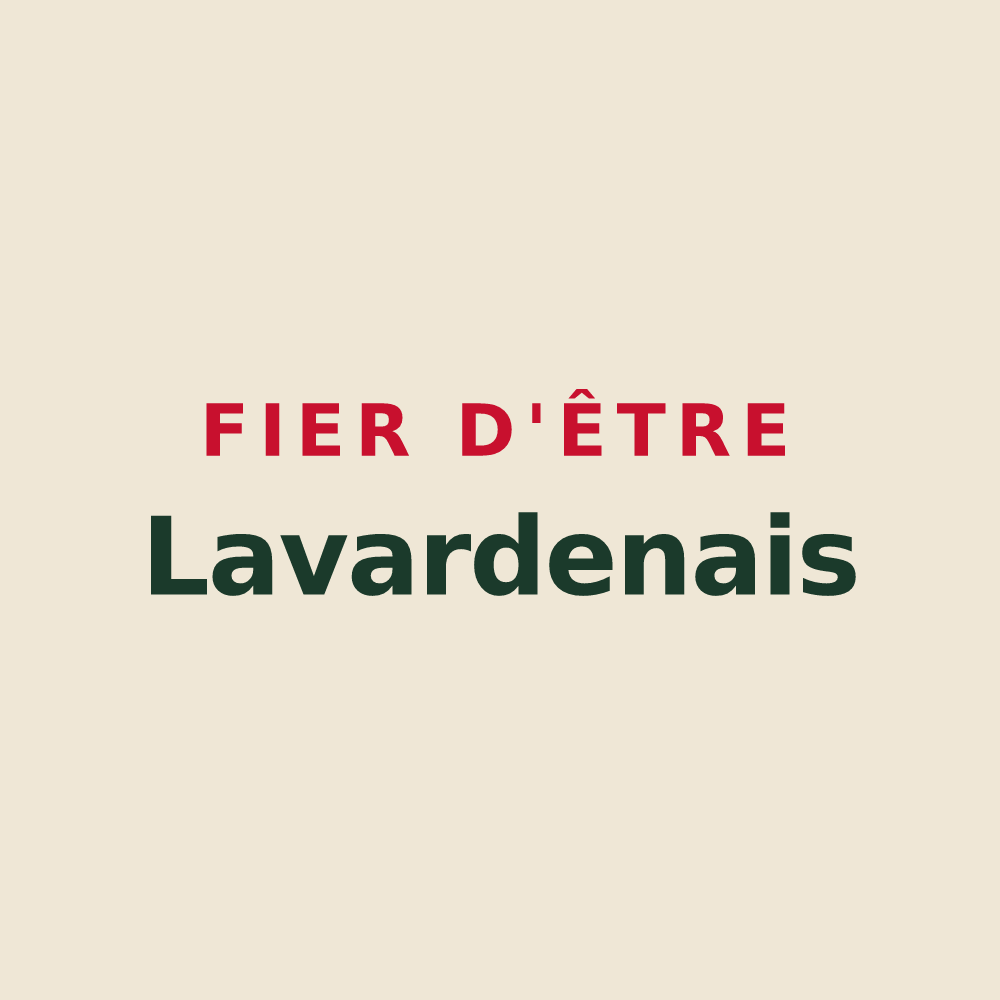 Tote bag « Fier d'être Lavardenais » — design pour Lavardens