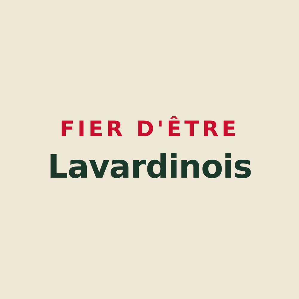 Tote bag « Fier d'être Lavardinois » — design pour Lavardin