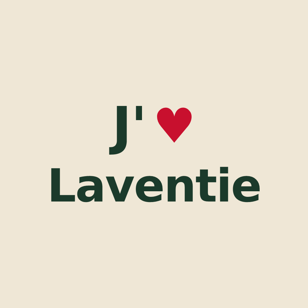Tote bag personnalisé Laventie — design J'aime Laventie