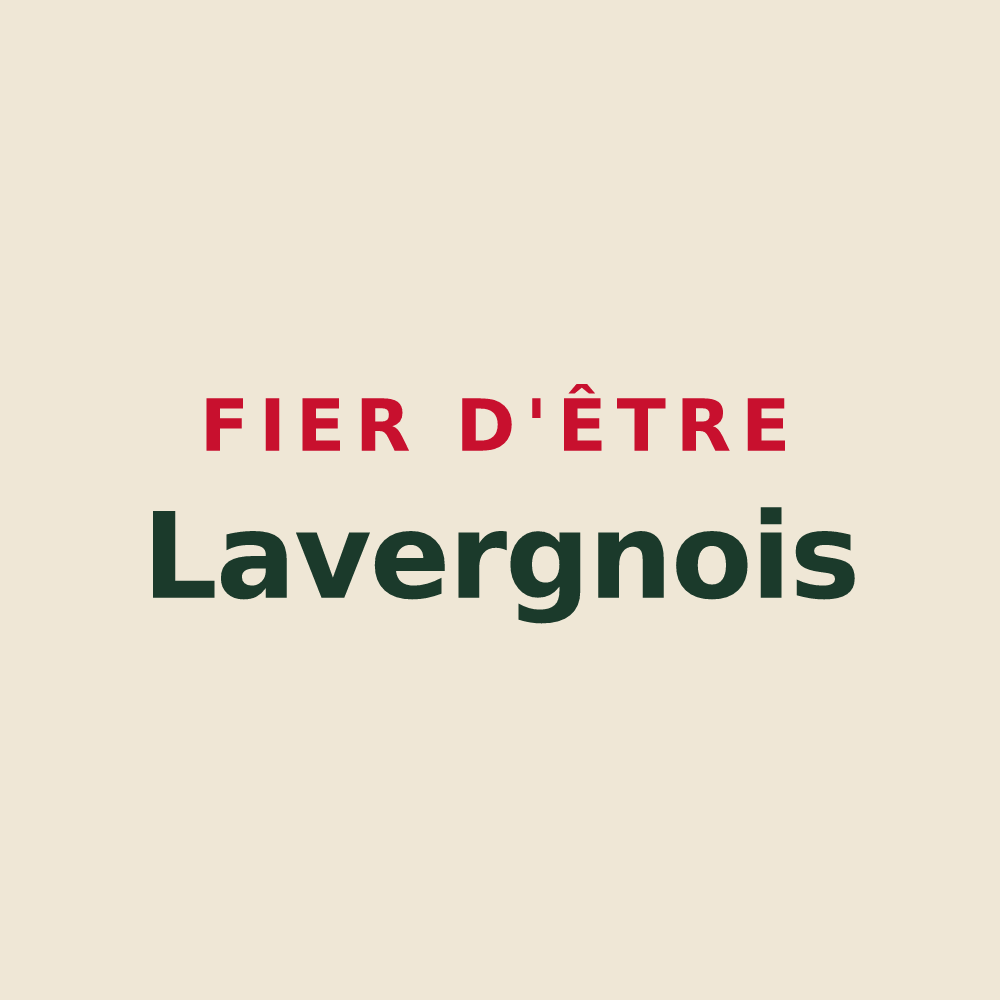 Tote bag « Fier d'être Lavergnois » — design pour Lavergne