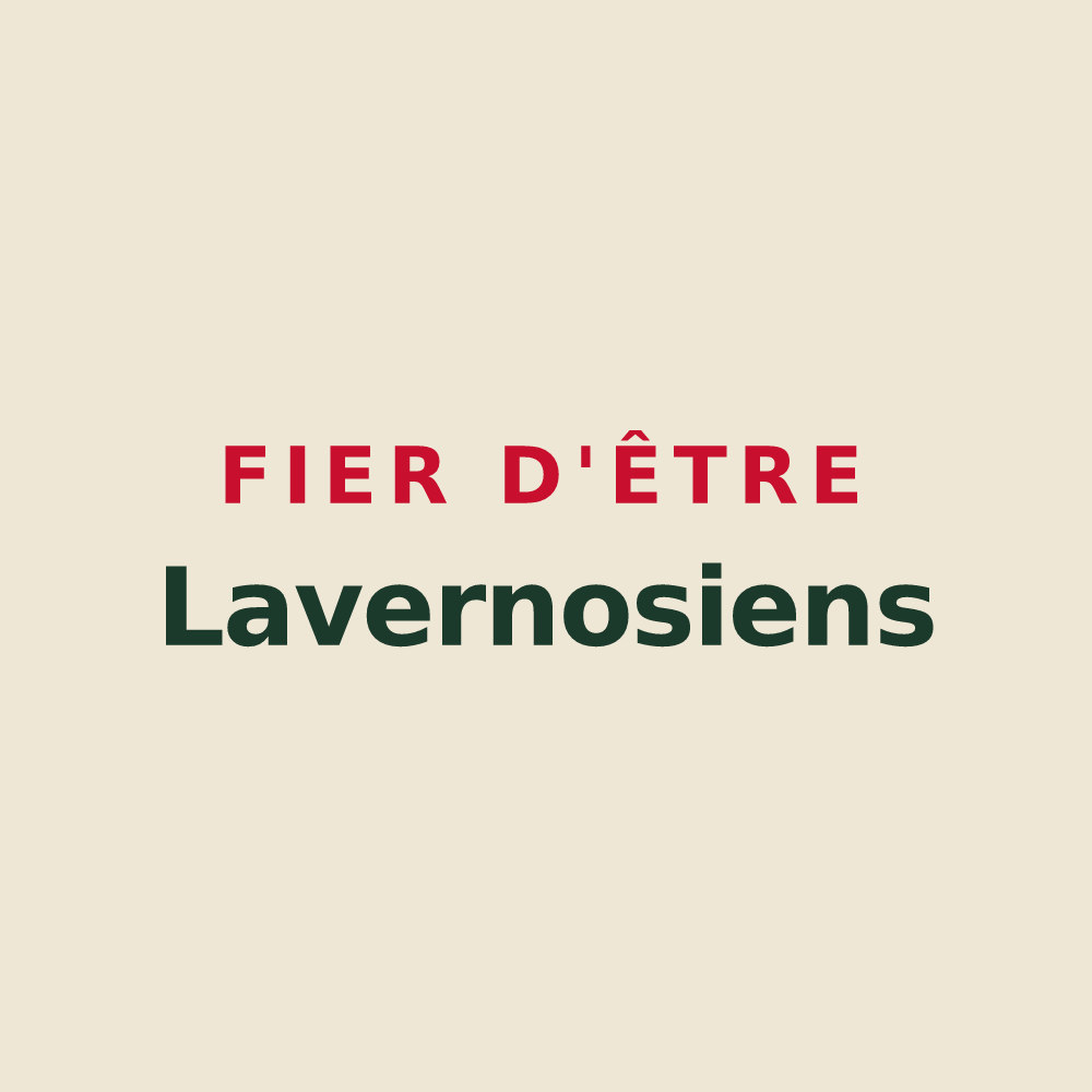 Tote bag « Fier d'être Lavernosiens » — design pour Lavernose-Lacasse