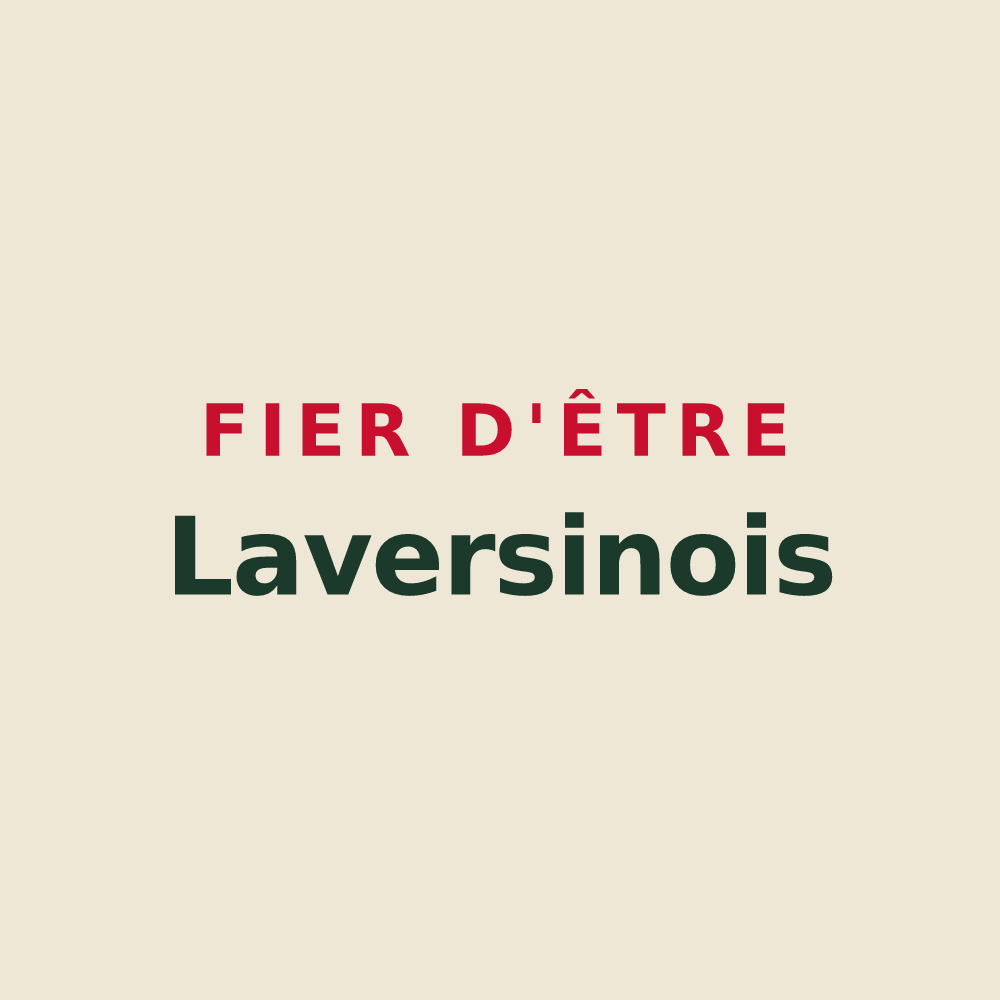 Tote bag « Fier d'être Laversinois » — design pour Laversine