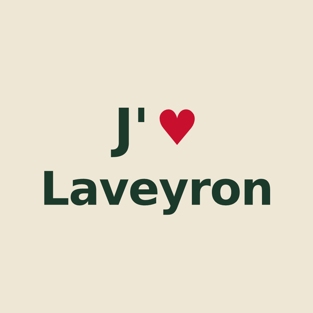 Tote bag personnalisé Laveyron — design J'aime Laveyron