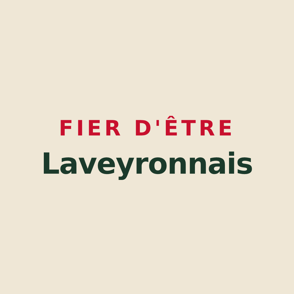 Tote bag « Fier d'être Laveyronnais » — design pour Laveyron
