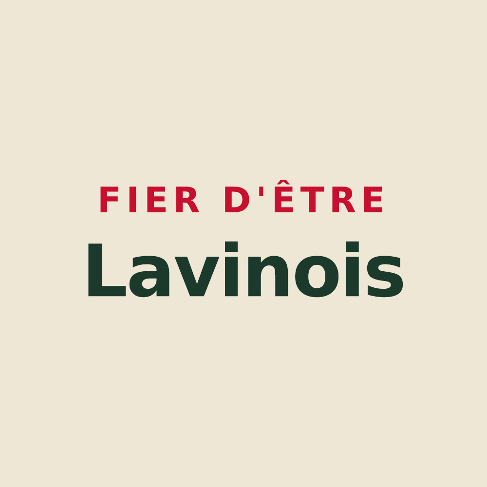 Tote bag « Fier d'être Lavinois » — design pour Lavigny