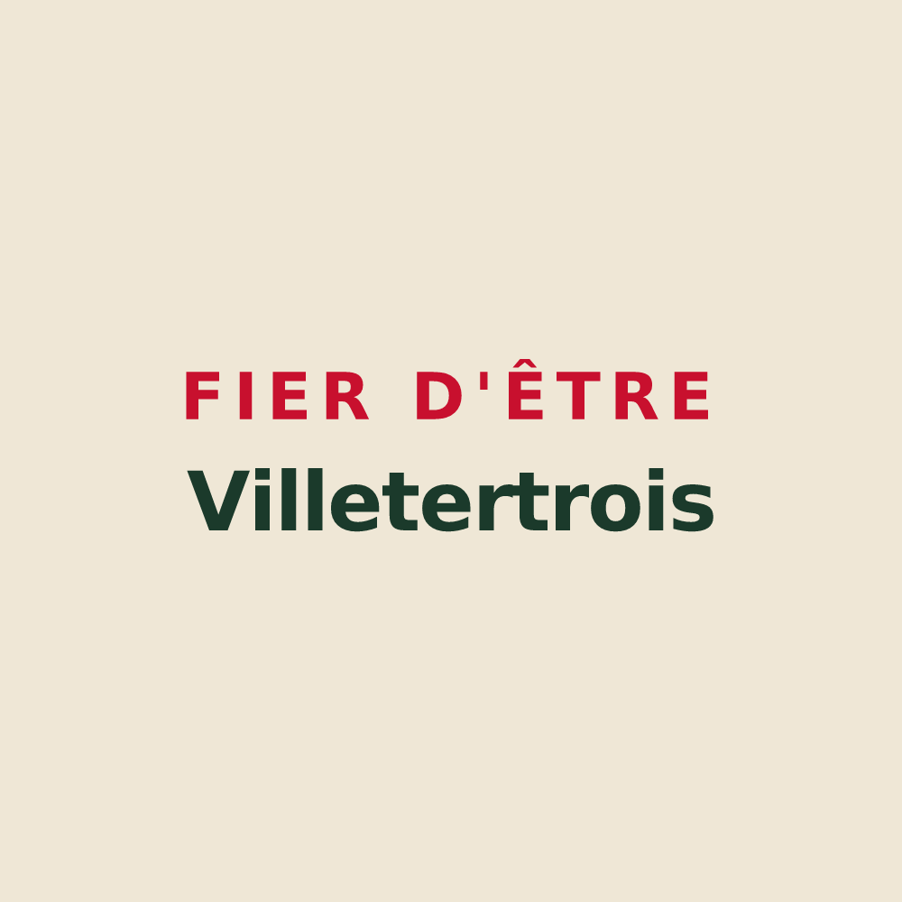 Tote bag « Fier d'être Villetertrois » — design pour Lavilletertre
