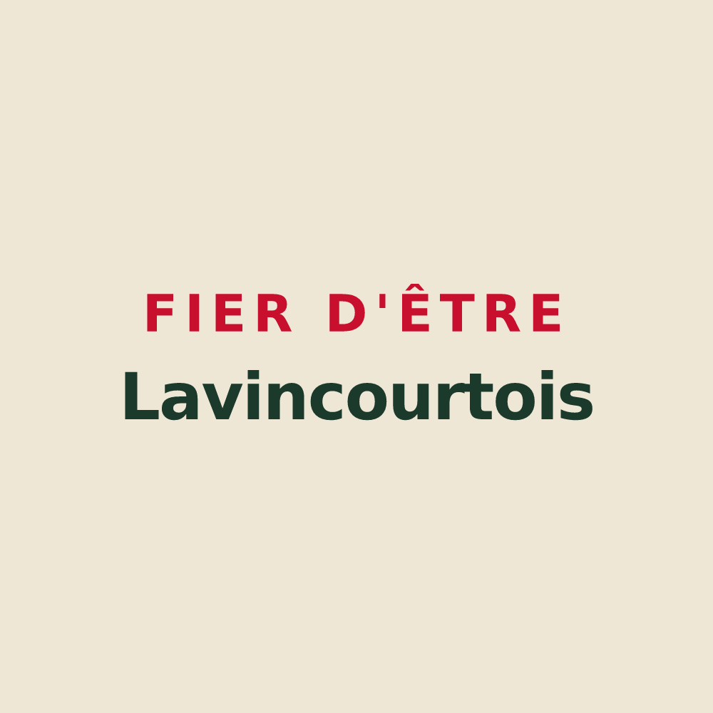 Tote bag « Fier d'être Lavincourtois » — design pour Lavincourt
