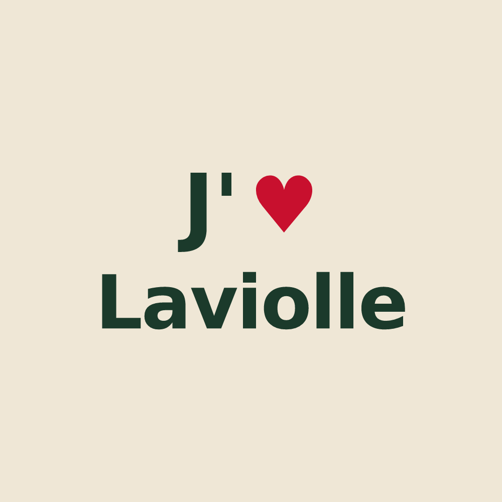 Tote bag personnalisé Laviolle — design J'aime Laviolle