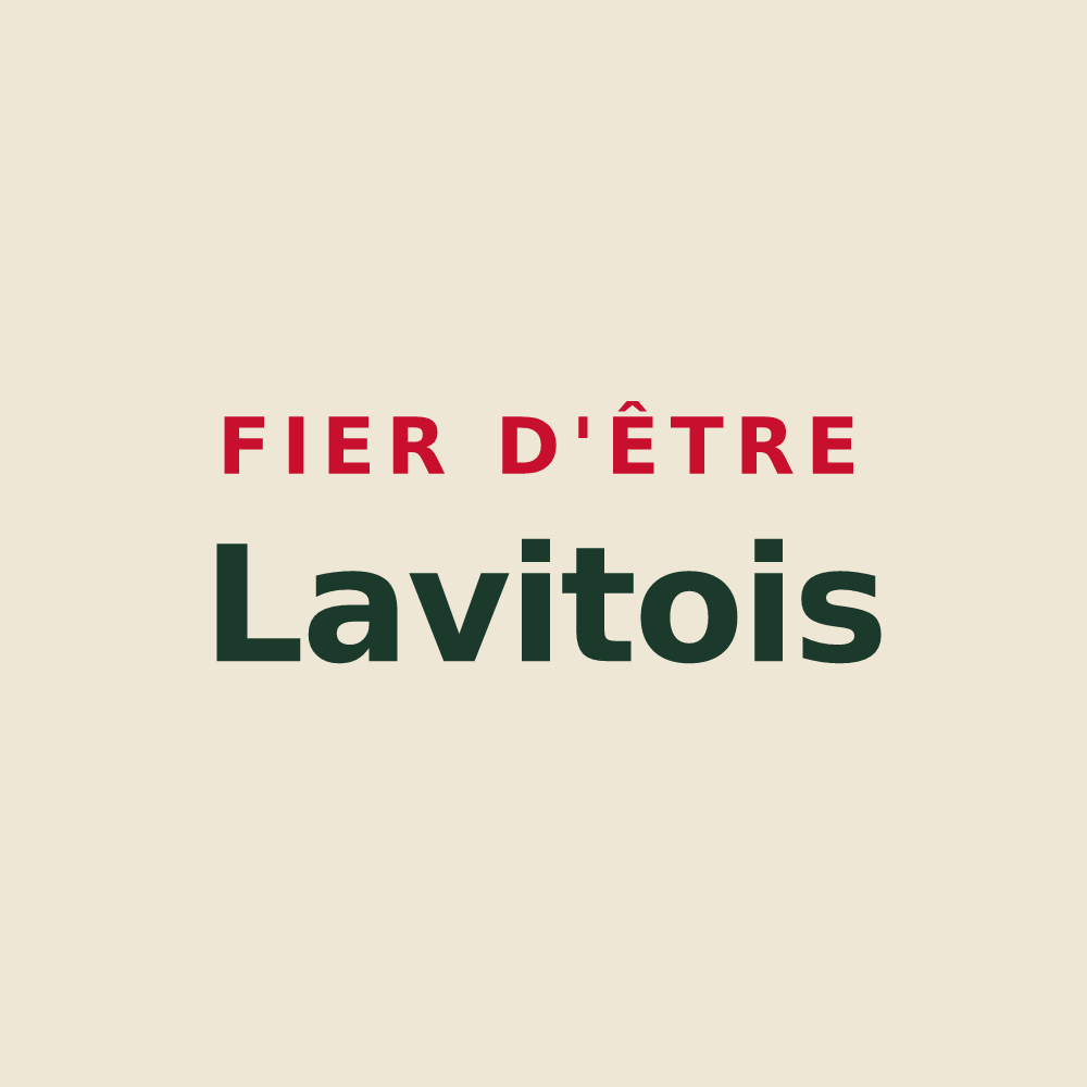 Tote bag « Fier d'être Lavitois » — design pour Lavit