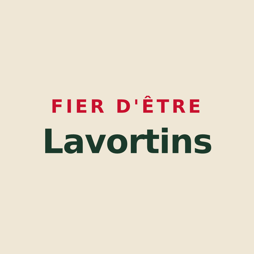 Tote bag « Fier d'être Lavortins » — design pour Lavours