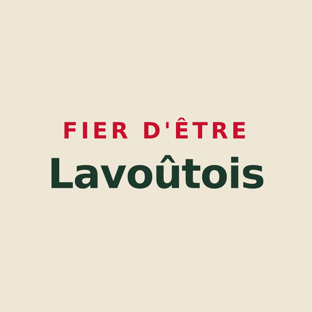Tote bag « Fier d'être Lavoûtois » — design pour Lavoûte-Chilhac