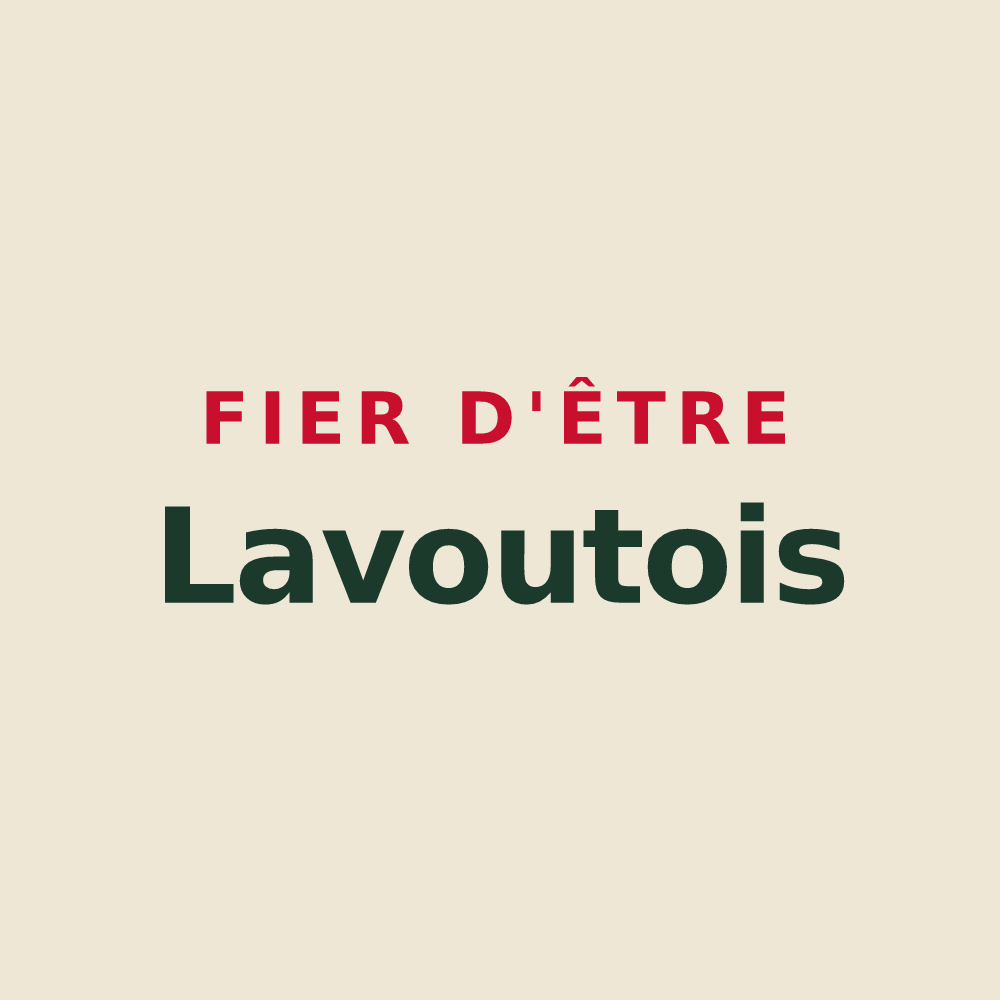 Tote bag « Fier d'être Lavoutois » — design pour Lavoûte-sur-Loire