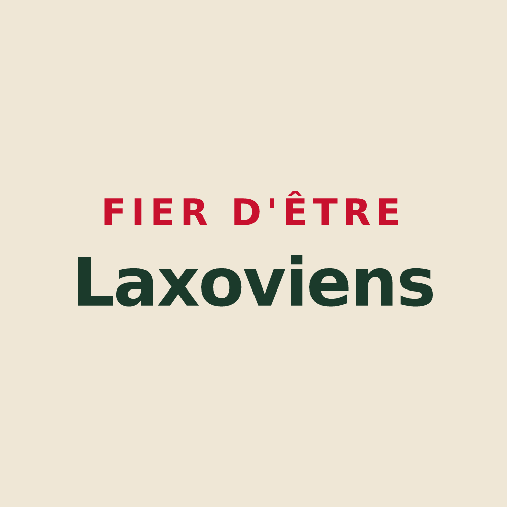 Tote bag « Fier d'être Laxoviens » — design pour Laxou