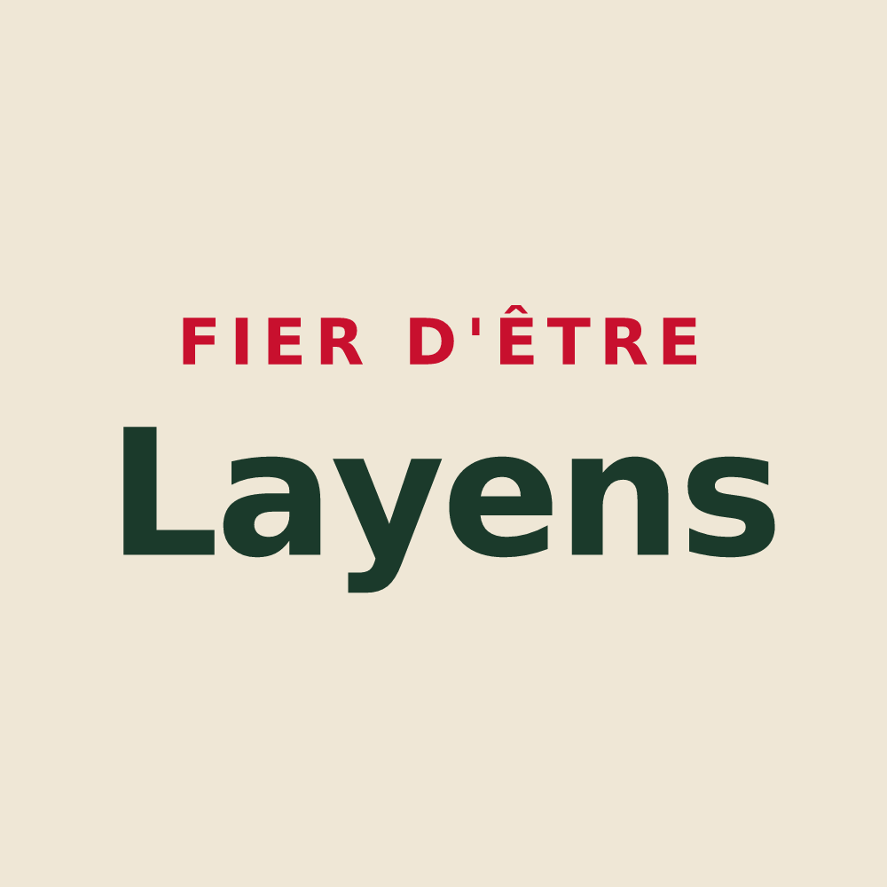 Tote bag « Fier d'être Layens » — design pour Lay