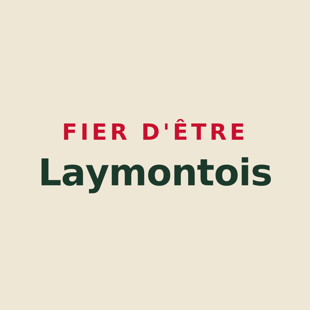 Tote bag « Fier d'être Laymontois » — design pour Laymont