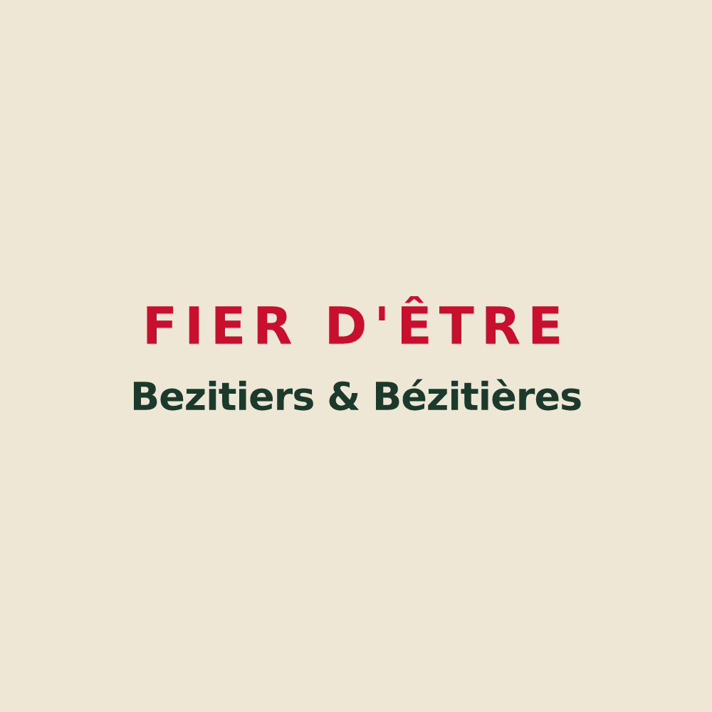 Tote bag « Fier d'être Bezitiers & Bézitières » — design pour Le Baizil