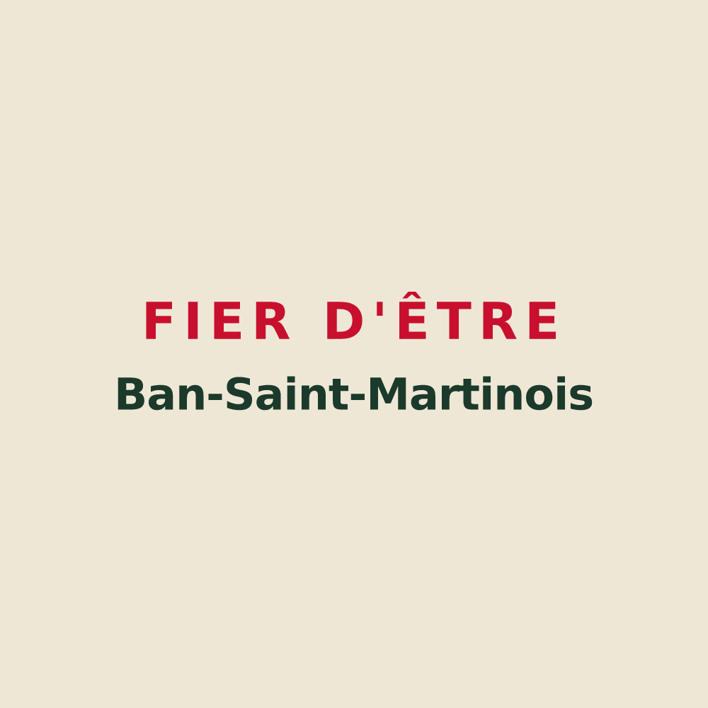 Tote bag « Fier d'être Ban-Saint-Martinois » — design pour Le Ban-Saint-Martin