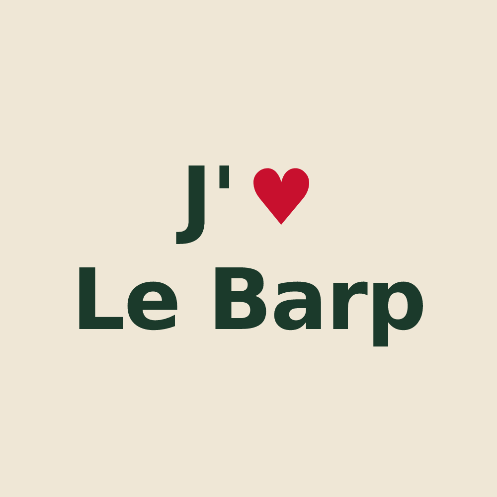 Tote bag personnalisé Le Barp — design J'aime Le Barp
