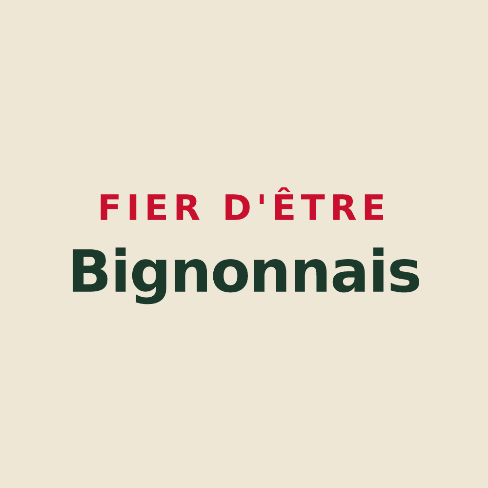 Tote bag « Fier d'être Bignonnais » — design pour Le Bignon-du-Maine