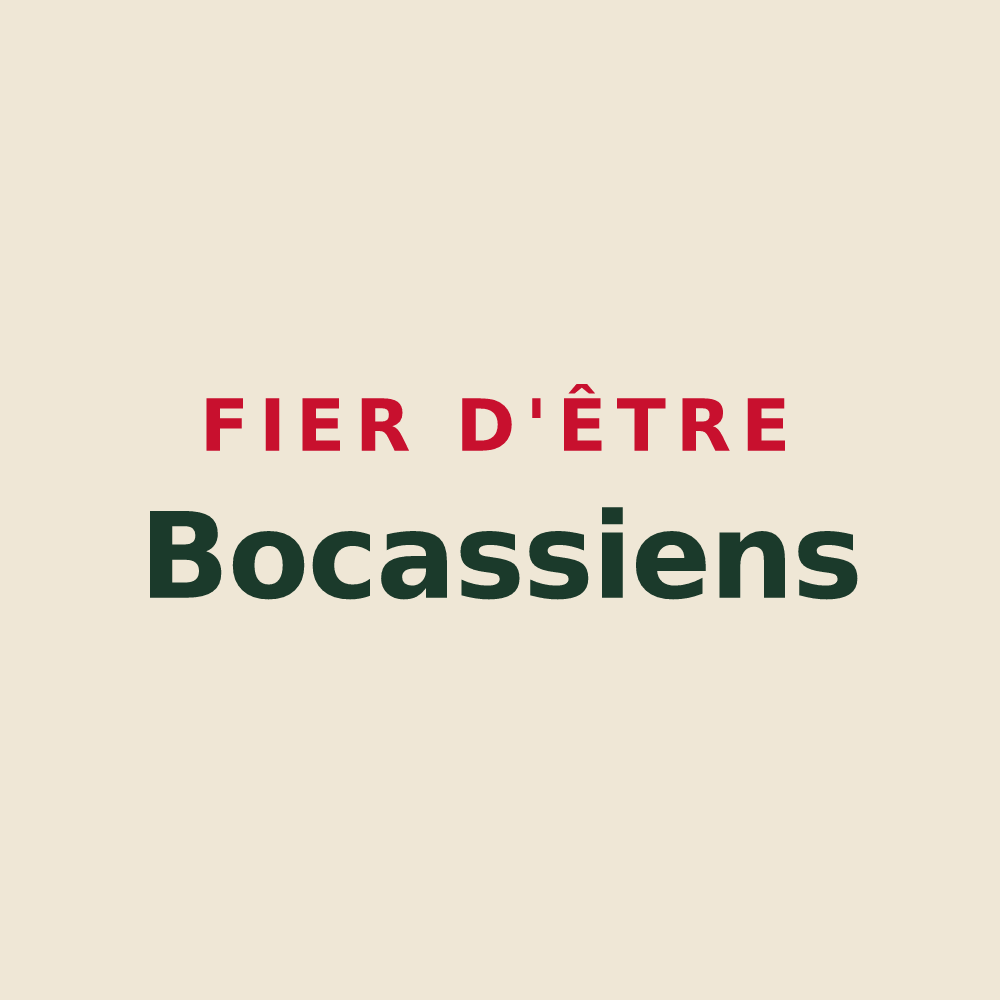 Tote bag « Fier d'être Bocassiens » — design pour Le Bocasse