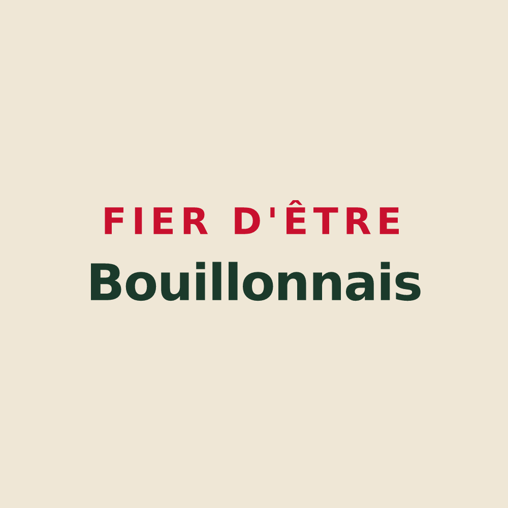 Tote bag « Fier d'être Bouillonnais » — design pour Le Bouillon