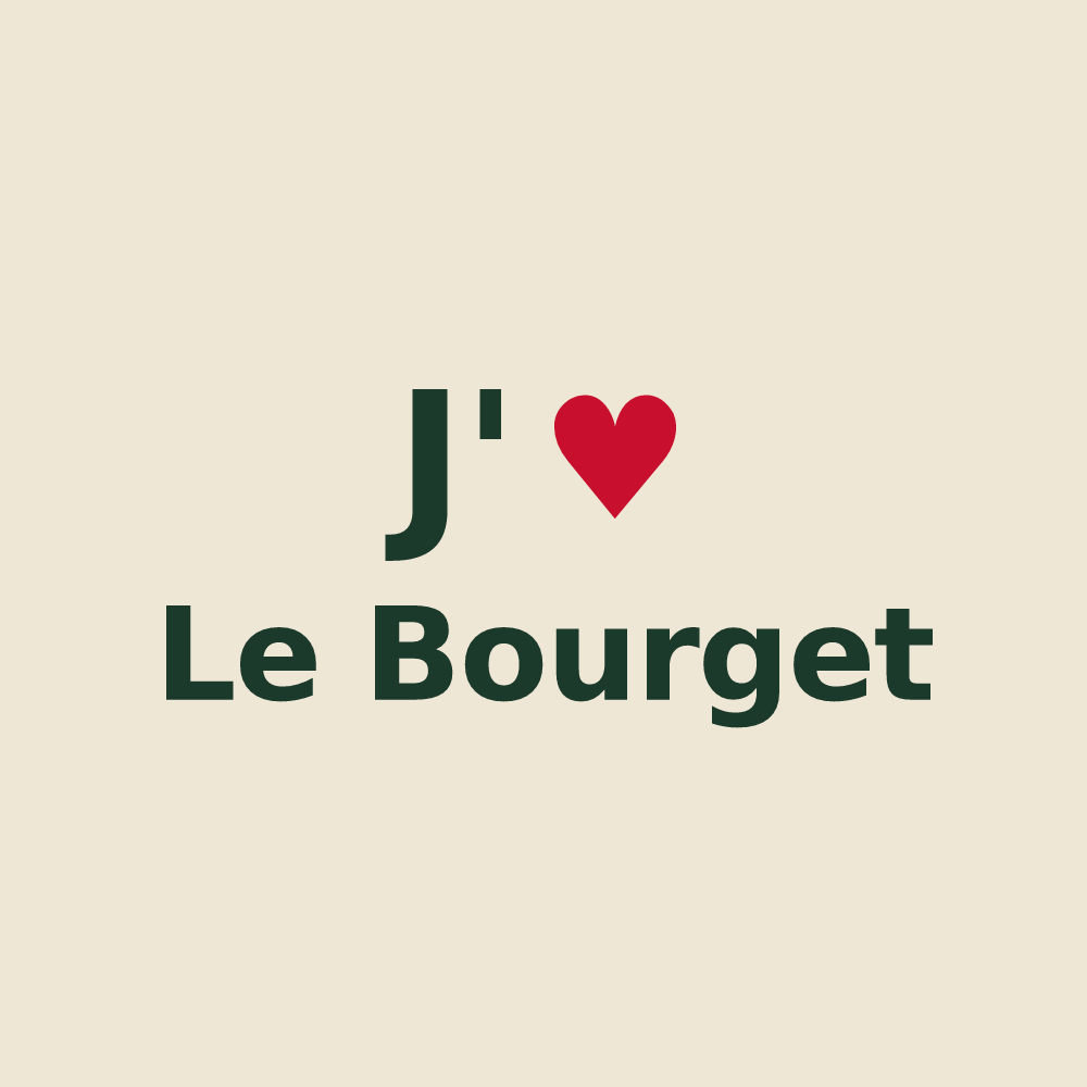 Tote bag personnalisé Le Bourget — design J'aime Le Bourget