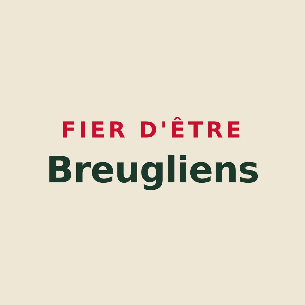 Tote bag « Fier d'être Breugliens » — design pour Le Breuil