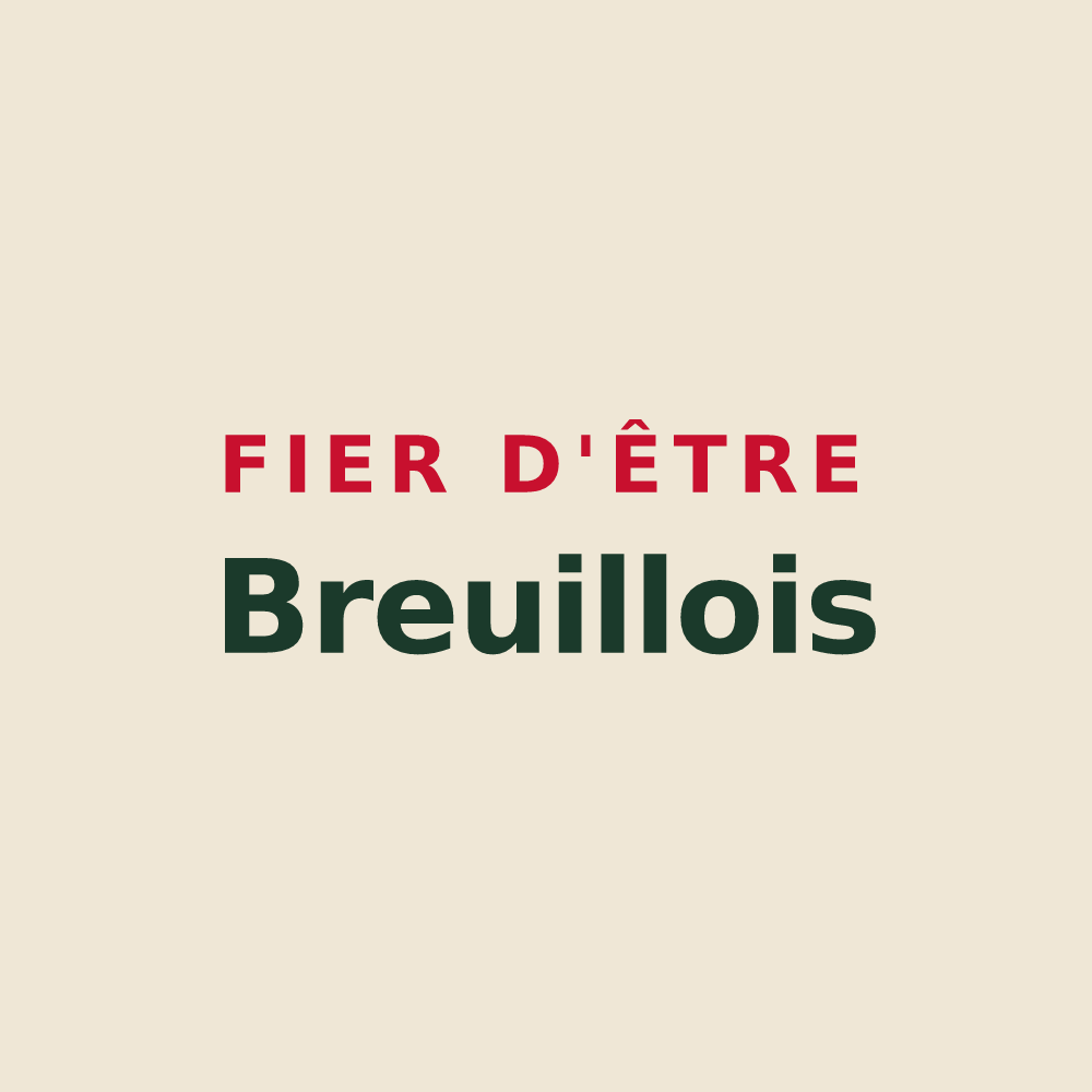 Tote bag « Fier d'être Breuillois » — design pour Le Breuil-en-Auge
