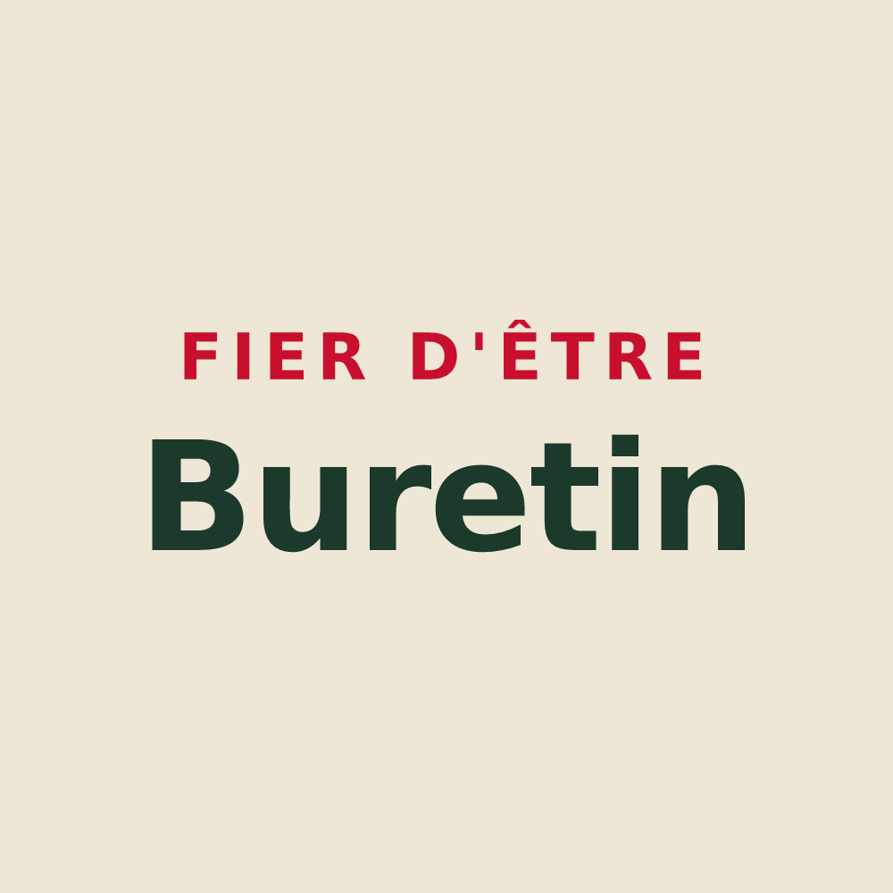 Tote bag « Fier d'être Buretin » — design pour Le Buret