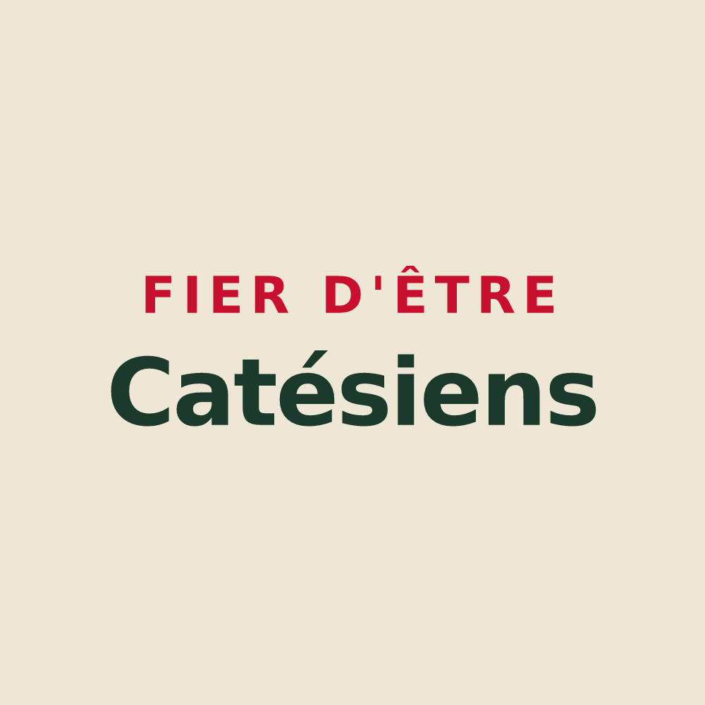 Tote bag « Fier d'être Catésiens » — design pour Le Cateau-Cambrésis